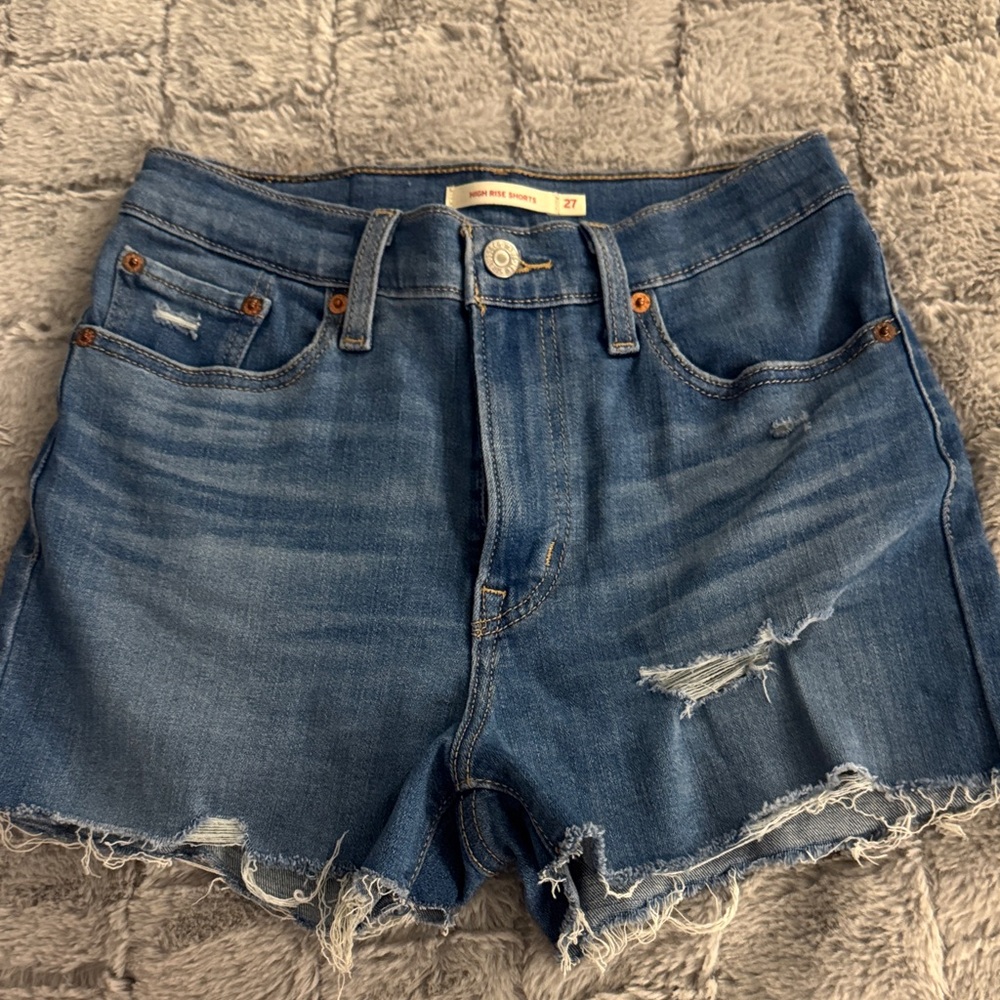 Denim Distressed Women Shorts